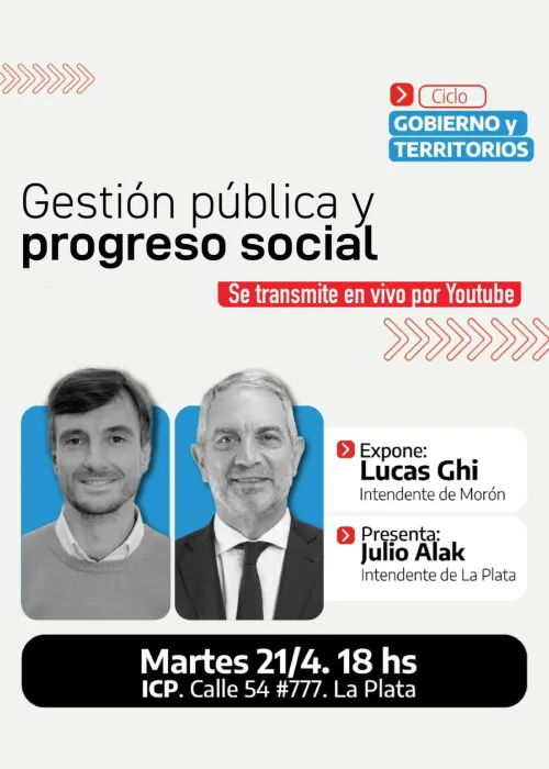 Alak y Ghi abren un ciclo del ICP sobre la gestión pública y el progreso social