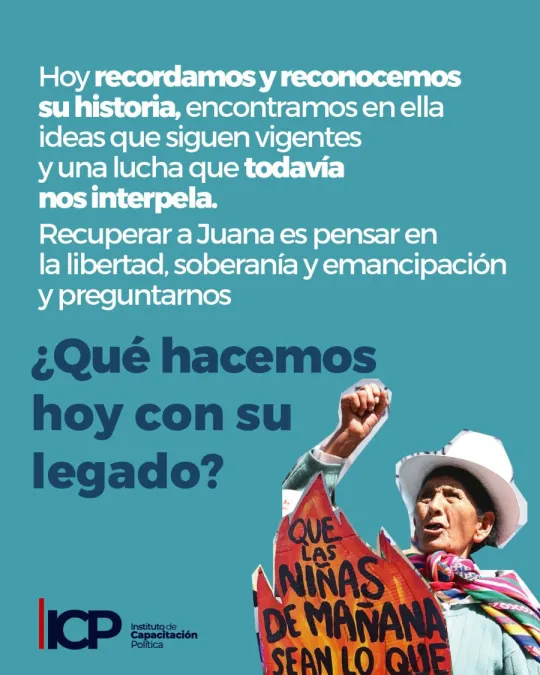 JUANA AZURDUY: SUS IDEAS VENCEN AL TIEMPO